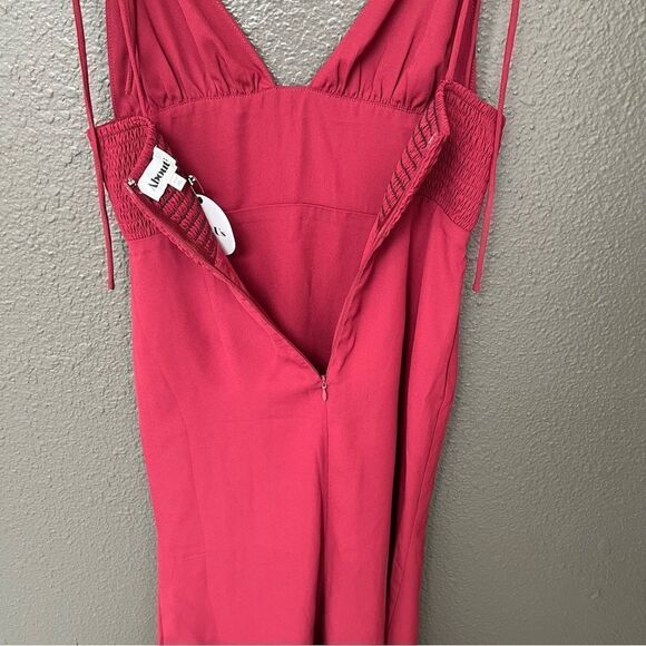 NWT Revolve x About Us Chloe Dress in Wine Red | size xxs - Picture 8 of 10